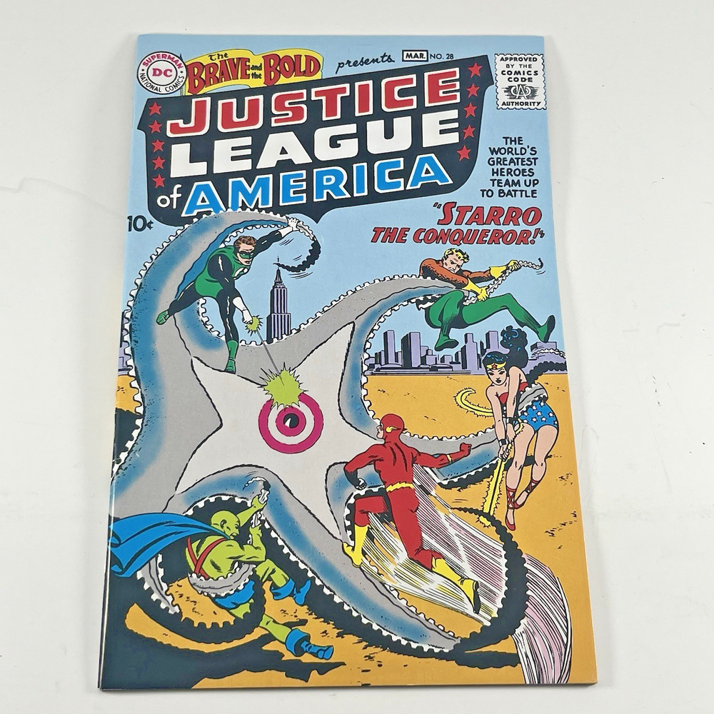Justice League America #33 Comic Reprint DC Starro Brave Bold 1965